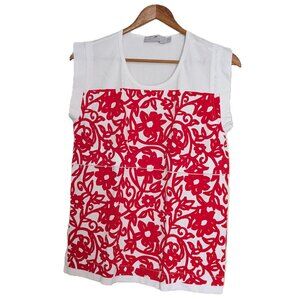 Adidas by Stella McCartney Red Floral T-Shirt with Pouch XS